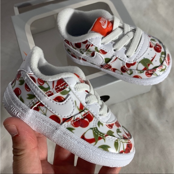 Nike Other - Nike Air Force 1 Crib SE Sneakers Limited Edition Cherries Infant Unisex 2C/3C